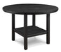 Guthrie - Counter Height Round Table With Lazysusan - Charcoal - Premium Counter Tables from Crown Mark - Just $419! Shop now at Furniture Wholesale Plus  We are the best furniture store in Nashville, Hendersonville, Goodlettsville, Madison, Antioch, Mount Juliet, Lebanon, Gallatin, Springfield, Murfreesboro, Franklin, Brentwood