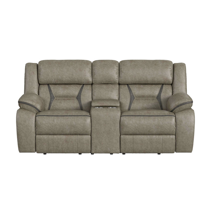 Engage - Motion Loveseat With Console – Reclining Loveseats by Elements International at Furniture Wholesale Plus , Nashville furniture store