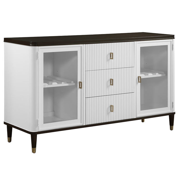 Carena - Server - White & Brown Finish - Premium Servers from ACME - Just $1339! Shop now at Furniture Wholesale Plus  We are the best furniture store in Nashville, Hendersonville, Goodlettsville, Madison, Antioch, Mount Juliet, Lebanon, Gallatin, Springfield, Murfreesboro, Franklin, Brentwood