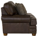 Roberto - Leather Sofa - Cocoa – Stationary Sofas by Jackson at Furniture Wholesale Plus , Nashville furniture store
