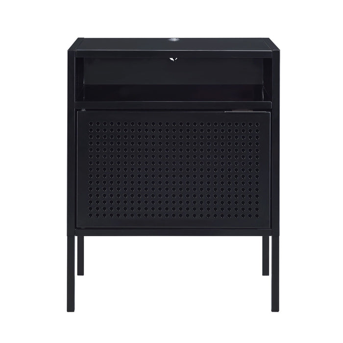 Ember - Nightstand With Usb – Nightstands w/ Charging Stations by Elements International at Furniture Wholesale Plus , Nashville furniture store