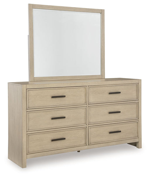 Calmoro - Dresser And Mirror - Gray – Dresser & Mirror by Signature Design by Ashley® at Furniture Wholesale Plus , Nashville furniture store