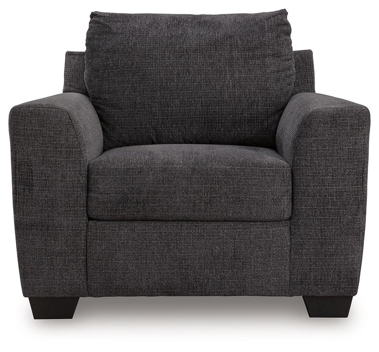 Loreo - Living Room Set – Stationary Chair & Ottoman by Benchcraft® at Furniture Wholesale Plus , Nashville furniture store