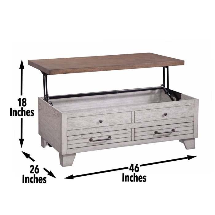 Bear Creek - 3 Piece Table Set - White – Table Sets by Steve Silver Furniture at Furniture Wholesale Plus , Nashville furniture store