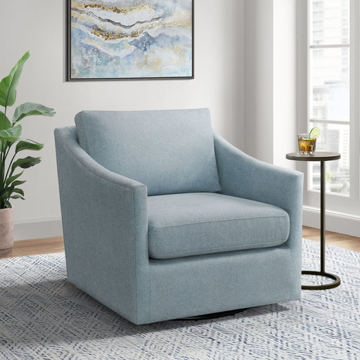 Acacia - Swivel Chair - Freya Light Blue – Swivel Chairs by Elements International at Furniture Wholesale Plus , Nashville furniture store