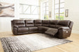 Dunleith - Power Reclining Sectional – Reclining Sectionals by Signature Design by Ashley® at Furniture Wholesale Plus , Nashville furniture store