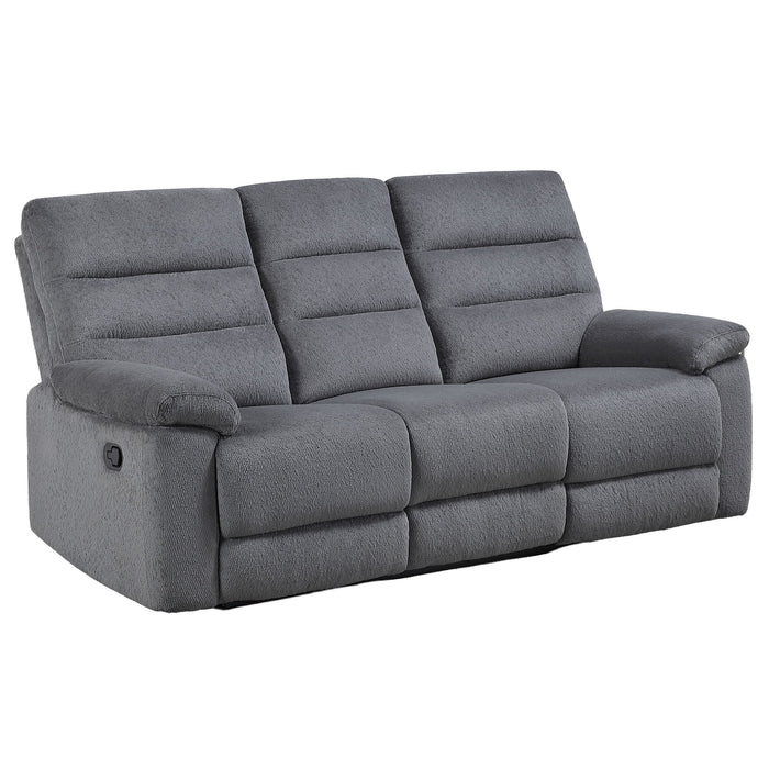 Cozy - Manual Recliner Sofa - Gray – Reclining Sofas by Steve Silver Furniture at Furniture Wholesale Plus , Nashville furniture store