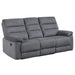 Cozy - Manual Recliner Sofa - Gray – Reclining Sofas by Steve Silver Furniture at Furniture Wholesale Plus , Nashville furniture store
