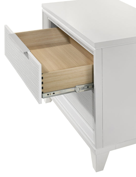 Cressida - Nightstand - White – Accent Nightstands by Crown Mark at Furniture Wholesale Plus , Nashville furniture store