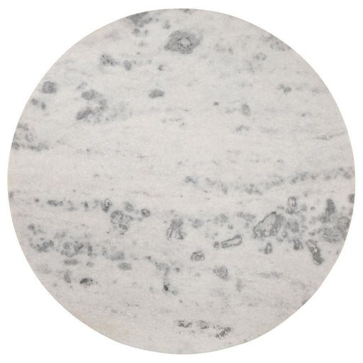 Ortega - Round Marble Top Wood Dining Table - Natural - Premium Dining Tables from CoasterElevations - Just $1089! Shop now at Furniture Wholesale Plus  We are the best furniture store in Nashville, Hendersonville, Goodlettsville, Madison, Antioch, Mount Juliet, Lebanon, Gallatin, Springfield, Murfreesboro, Franklin, Brentwood