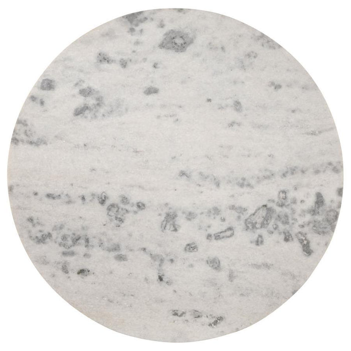 Ortega - Round Marble Top Wood Dining Table - Natural - Premium Dining Tables from CoasterElevations - Just $1089! Shop now at Furniture Wholesale Plus  We are the best furniture store in Nashville, Hendersonville, Goodlettsville, Madison, Antioch, Mount Juliet, Lebanon, Gallatin, Springfield, Murfreesboro, Franklin, Brentwood