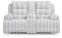Rhines Falls - 2 Pc. - Power Reclining Sofa And Loveseat - Alloy – Reclining Sofas & Loveseats by Signature Design by Ashley® at Furniture Wholesale Plus , Nashville furniture store