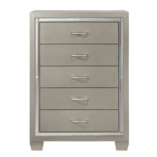Platinum - Youth Chest - Сhampagne – Accent Chests by Elements International at Furniture Wholesale Plus , Nashville furniture store