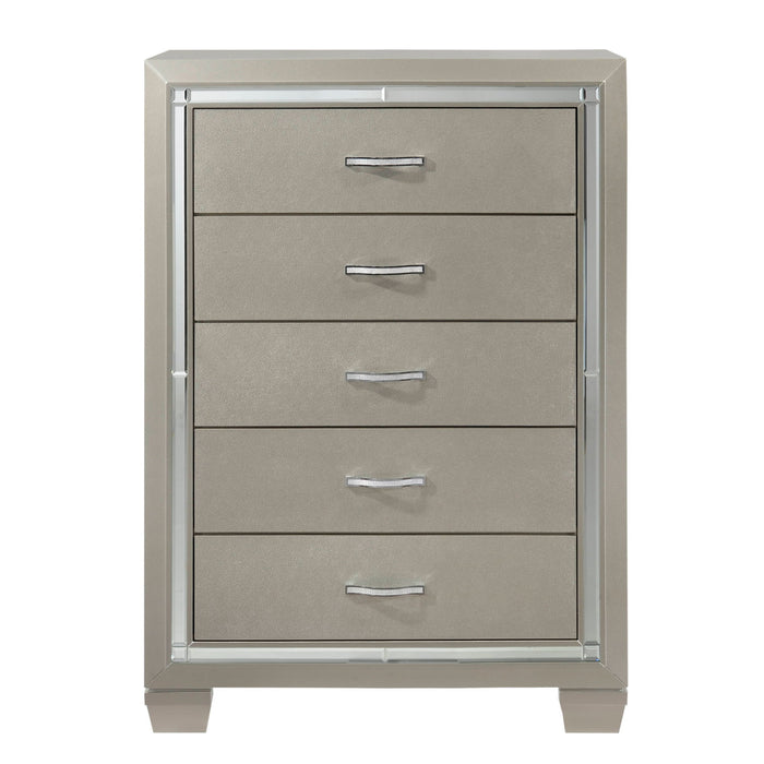 Platinum - Youth Chest - Сhampagne – Accent Chests by Elements International at Furniture Wholesale Plus , Nashville furniture store