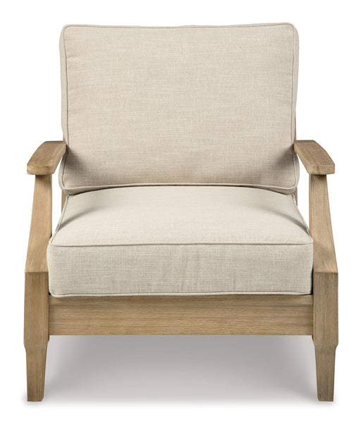 Clare View - Beige - Lounge Chair w/Cushion - Premium Arm Chairs from Signature Design by Ashley® - Just $528! Shop now at Furniture Wholesale Plus  We are the best furniture store in Nashville, Hendersonville, Goodlettsville, Madison, Antioch, Mount Juliet, Lebanon, Gallatin, Springfield, Murfreesboro, Franklin, Brentwood