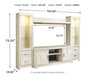 Bellaby - Entertainment Center – Entertainment Centers by Signature Design by Ashley® at Furniture Wholesale Plus , Nashville furniture store
