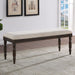 Hutchins - Dining Bench - Dark Brown – Dining Benches by Steve Silver Furniture at Furniture Wholesale Plus , Nashville furniture store