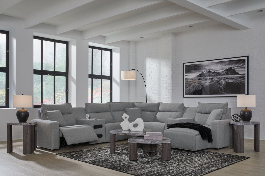ModMax II - Salt And Pepper - Reclining Sectional – Reclining Sectionals by Signature Design by Ashley® at Furniture Wholesale Plus , Nashville furniture store