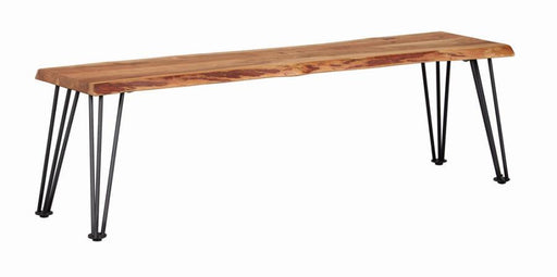 Sherman - Wood Dining Bench - Natural Acacia - Premium Dining Benches from CoasterEssence - Just $379! Shop now at Furniture Wholesale Plus  We are the best furniture store in Nashville, Hendersonville, Goodlettsville, Madison, Antioch, Mount Juliet, Lebanon, Gallatin, Springfield, Murfreesboro, Franklin, Brentwood