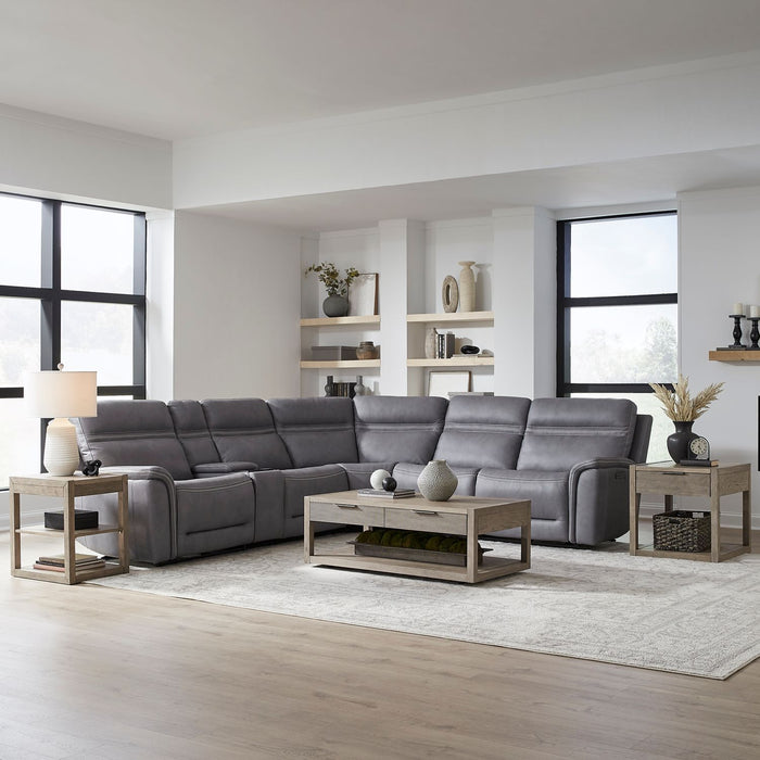 Cooper - 6 Piece Sectional – Reclining Sectionals by Liberty Furniture at Furniture Wholesale Plus , Nashville furniture store