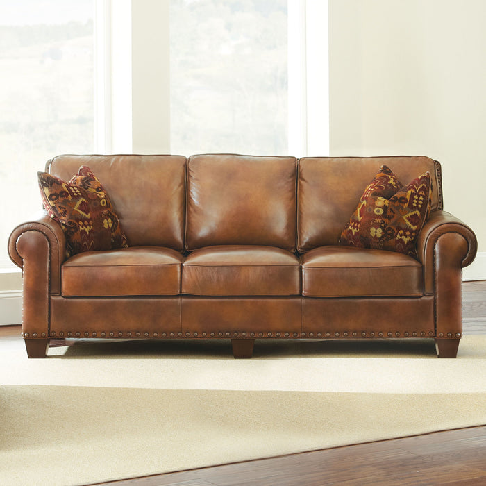 Silverado - Sofa - Dark Brown – Stationary Sofas by Steve Silver Furniture at Furniture Wholesale Plus , Nashville furniture store