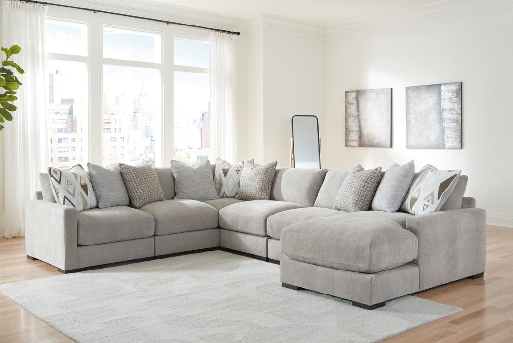Aslan Court - Sectional – Stationary Sectionals by Benchcraft® at Furniture Wholesale Plus , Nashville furniture store