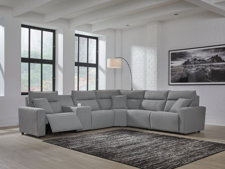 ModMax II - Salt And Pepper - Reclining Sectional – Reclining Sectionals by Signature Design by Ashley® at Furniture Wholesale Plus , Nashville furniture store