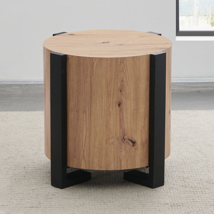 Darcie - Faux Wood Round Table – Cocktail Tables by Steve Silver Furniture at Furniture Wholesale Plus , Nashville furniture store