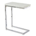 Echo - Marble Top Chairside Table - White – Chair Side Tables by Steve Silver Furniture at Furniture Wholesale Plus , Nashville furniture store
