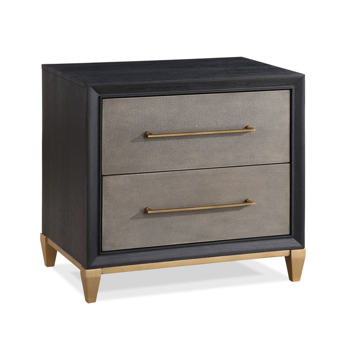 Payson - Nightstand - Black / Gray – Accent Nightstands by Crown Mark at Furniture Wholesale Plus , Nashville furniture store