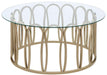 Monett - Round Glass Top Table – End Tables by CoasterEssence at Furniture Wholesale Plus , Nashville furniture store