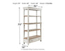 Realyn - Bookcase - Brown / White – Standard Bookcases by Signature Design by Ashley® at Furniture Wholesale Plus , Nashville furniture store