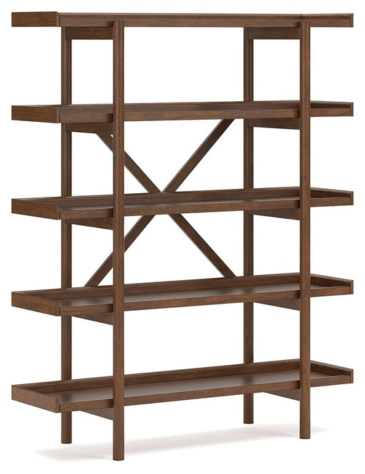 Lyncott - Brown - Bookcase - Premium Etageres from Signature Design by Ashley® - Just $518! Shop now at Furniture Wholesale Plus  We are the best furniture store in Nashville, Hendersonville, Goodlettsville, Madison, Antioch, Mount Juliet, Lebanon, Gallatin, Springfield, Murfreesboro, Franklin, Brentwood