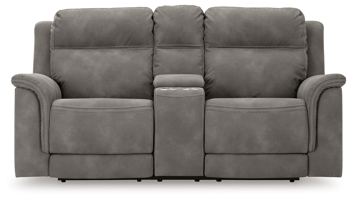 Next-Gen Durapella - Reclining Power Loveseat With Console – Reclining Loveseats by Signature Design by Ashley® at Furniture Wholesale Plus , Nashville furniture store