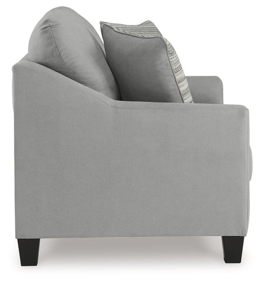 Adlai - Loveseat - Shadow – Stationary Loveseats by Signature Design by Ashley® at Furniture Wholesale Plus , Nashville furniture store