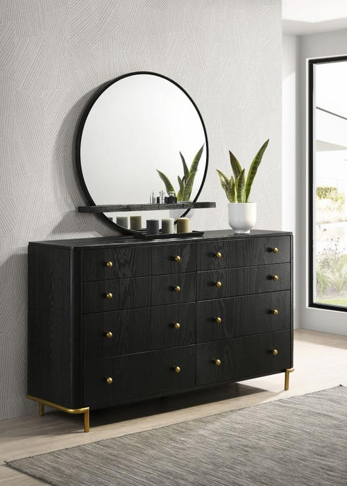 Arini - 8-Drawer Bedroom Dresser With Mirror – Dresser & Mirror by CoasterElevations at Furniture Wholesale Plus , Nashville furniture store