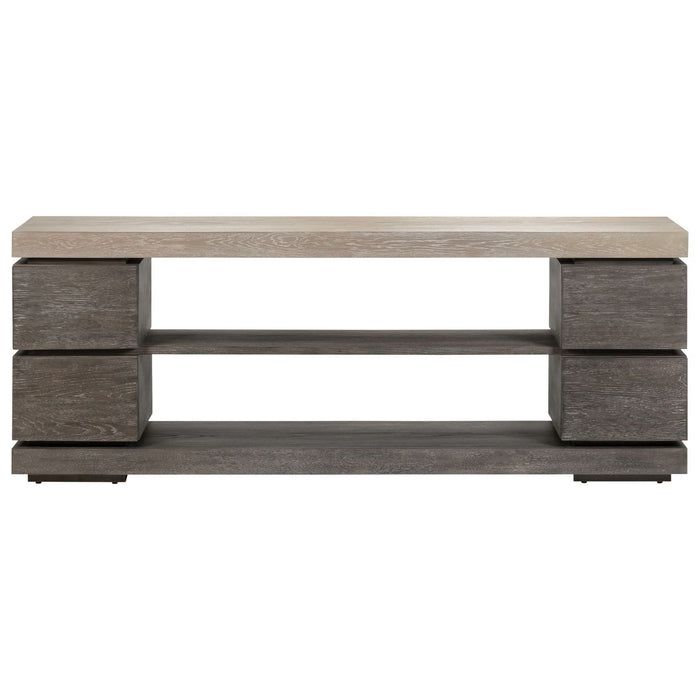 Piedmont - 84'' TV Console - Charcoal / Ash – TV Stands by Liberty Furniture at Furniture Wholesale Plus , Nashville furniture store