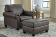 Roxmere - Living Room Set - Premium Stationary Chair & Ottoman from Benchcraft® - Just $738! Shop now at Furniture Wholesale Plus  We are the best furniture store in Nashville, Hendersonville, Goodlettsville, Madison, Antioch, Mount Juliet, Lebanon, Gallatin, Springfield, Murfreesboro, Franklin, Brentwood