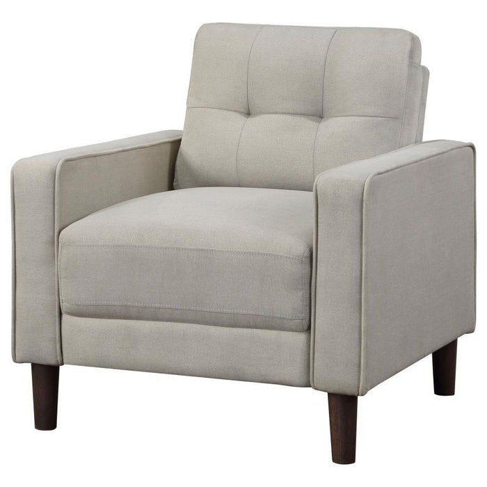 Bowen - Upholstered Track Arm Tufted Accent Chair – Arm Chairs by Coaster Fine Furniture at Furniture Wholesale Plus , Nashville furniture store