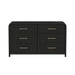 Ridgemont - 6-Drawer Dresser – Dressers by Elements International at Furniture Wholesale Plus , Nashville furniture store