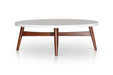 Serena - Silverstone Oval - White – Coffee Tables by Steve Silver Furniture at Furniture Wholesale Plus , Nashville furniture store