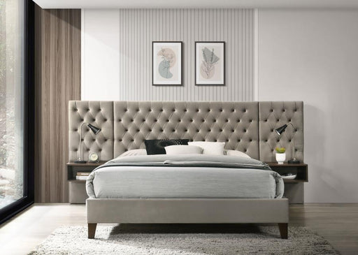 Marley - Upholstered Wall Panel Bed – Wall Panel Beds by Coaster Fine Furniture at Furniture Wholesale Plus , Nashville furniture store