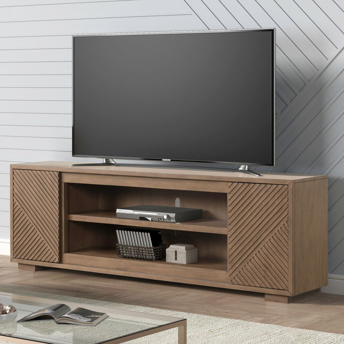 Fireplace TV Consoles - 84'' Fireplace TV Console Multiplees - Light Brown – Fireplace TV Stands by Liberty Furniture at Furniture Wholesale Plus , Nashville furniture store