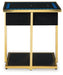 Rexwell - Accent Table With Speaker - Black / Gold Finish – Accent Tables by Signature Design by Ashley® at Furniture Wholesale Plus , Nashville furniture store