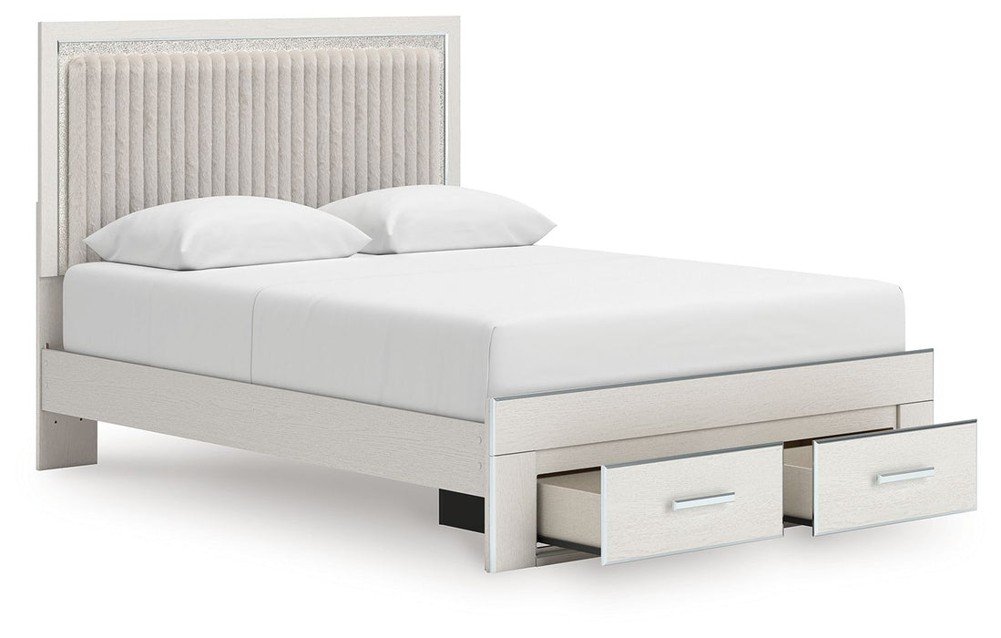 Zuraleus - Upholstered Panel Platform Storage Bed – Storage Beds by Signature Design by Ashley® at Furniture Wholesale Plus , Nashville furniture store