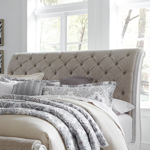 Magnolia Manor - Upholstered Sleigh Headboard – Upholstered Headboards by Liberty Furniture at Furniture Wholesale Plus , Nashville furniture store