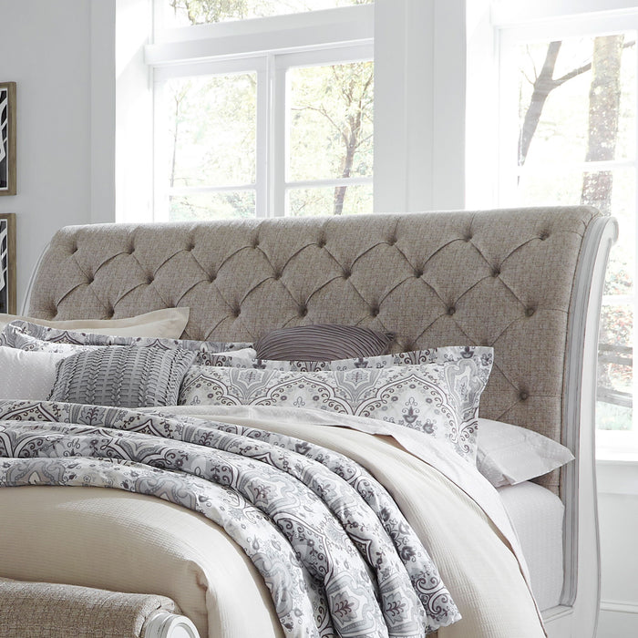 Magnolia Manor - Upholstered Sleigh Headboard – Upholstered Headboards by Liberty Furniture at Furniture Wholesale Plus , Nashville furniture store