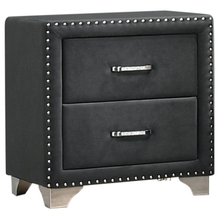 Melody - Upholstered 2-Drawer Nightstand – Accent Nightstands by CoasterEveryday at Furniture Wholesale Plus , Nashville furniture store