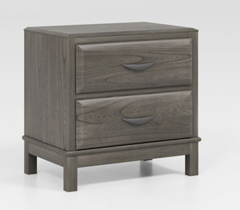 Mazing - Two Drawer Night Stand - Gray – Accent Nightstands by Signature Design by Ashley® at Furniture Wholesale Plus , Nashville furniture store