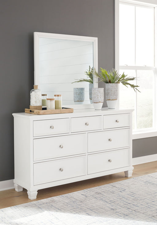 Fortman - White - Dresser And Mirror - Premium Dresser & Mirror from Signature Design by Ashley® - Just $798! Shop now at Furniture Wholesale Plus  We are the best furniture store in Nashville, Hendersonville, Goodlettsville, Madison, Antioch, Mount Juliet, Lebanon, Gallatin, Springfield, Murfreesboro, Franklin, Brentwood